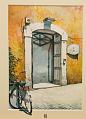 Roma - Via dei Giubbonari - Acquarello - cm 25 x35